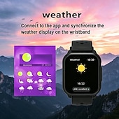 billiga Smarta klockor-Smartklocka med ficklampa, aktivitetsmätare med pulsmätare och sömnmätare, vattentät sportklocka för män och kvinnor, kompatibel med iPhone och Android, lång batteritid