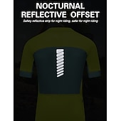 ieftine Tricouri pentru bărbați-Bărbați Jersey de ciclism Bloc Culoare Model mozaic Manșon scurt Bicicletă Jerseu Topuri cu 3 buzunare spate Rezistent la UV Uscare rapidă Înapoi de buzunar Κατά του ιδρώτα Sport Galben Trifoi Gri