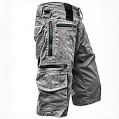 abordables Exterior-Hombre Pantalones tipo cargo Pantalón Corto Cargo Pantalón corto Pantalones cortos casuales Multi bolsillo Bolsillo con solapa Plano Comodidad Transpirable Medio corto Casual Exterior Vacaciones
