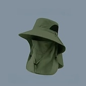 preiswerte Heizen und Kühlen-Anglerhut mit abnehmbarem Sonnenschutz, Gesichts- und Nackenschutz für den Sommer – breite Krempe, UV-Schutz, Unisex-Sonnenhut zum Wandern, Angeln und Reisen