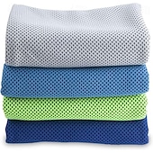 cheap Event &amp; Party Supplies-4 Packs Cooling Towel (31.5"x 12"), Ice Towel, Microfiber, Soft Breathable Chilly Towel Stay Cool for Yoga, Sport, Gym, Workout, Camping, Fitness, Running, Workout &amp; More Activities (Multicolor)