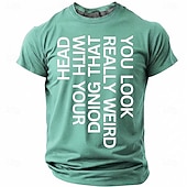  Bărbați Amuzant Tricou Manșon scurt Tricou Tipărire 3D Stil Nautic Cămașă Modă Designer Simplu Casual Zilnic Petrecere Roșu-aprins Vară Primăvară Îmbrăcăminte S M L XL XXL XXXL