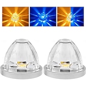 preiswerte Dekorative Lichter-Zweifarbige LED-Wassermelonenlichter mit klarer Linse, konstant &amp;Blitzlichter, Blinker zur Begrenzung des Fahrerhausdachs