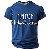 olcso Szarkazmus Humor Pólók-Férfi Vicces szleng Póló Rövid ujjú póló 3D nyomtatás Terített nyak Ing Divat Napi Napi Utca Rubin Nyár Tavasz Ruházat S M L XL XXL XXXL
