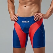 abordables Swim Trunks &amp; Board Shorts-Men's Swim Shorts Swim Trunks Geometric Patchwork Quick Dry Elastic Breathable Swimwear Bottoms Surfing Water Sports Swimming Summer
