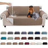 cheap Sofa Cover-100% Waterproof Couch Covers Sofa Covers for Dogs Couch Protector Triple Non-Slip Sofa Slipcover for 3 Cushion Couch Furniture Protector for Pets, Kids,Dog