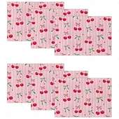 Χαμηλού Κόστους Placemats &amp; Coasters &amp; Trivets-Σουπλά από πολυεστέρα με μοτίβο πεταλούδας και κόμπο, πλενόμενο αντιολισθητικό τραπεζομάντιλο για τραπεζαρία, ανθεκτικό κάλυμμα τραπεζιού κουζίνας ανθεκτικό στη θερμότητα, μοντέρνα διακόσμηση σπιτιού,
