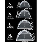 voordelige Keukengerei &amp; Gadgets-1 stuk opvouwbare voedselafdekking van gaas, herbruikbaar &amp;Wasbare, opklapbare voedseltenten voor picknicks, kamperen, barbecues en feestjes in de buitenlucht. &amp;ontbijtspullen, stofwerende