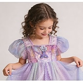 preiswerte Kostüme für Mädchen-Prinzessin Kleid Cosplay Kostüm Outfits Film Niedlich Balletröckchen LED-Leuchten for Mädchen Kinder Maskerade Buchwoche Täglich Party Ferien