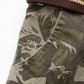 Χαμηλού Κόστους Στρατιωτικά παντελόνια-Ανδρικά Παντελόνια με τσέπες Παντελόνια Παντελόνι τακτικής Παντελόνι εργασίας Pantaloni de Drumeție Πολλαπλή τσέπη Τσέπη με πτερύγιο καμουφλάζ Σκέτο Άνεση Φοριέται Causal Καθημερινά ΕΞΩΤΕΡΙΚΟΥ ΧΩΡΟΥ