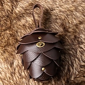 cheap Accessories and More-Retro Vintage Medieval Renaissance Belt Pouch Coin Purse Viking Alchemist Fancy Dress Women's Viking Fantasy Halloween Carnival Performance LARP Ren Faire Adults' Bag