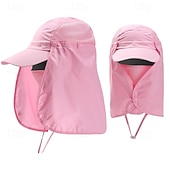 cheap Heating &amp; Cooling-2-in-1 UV Protection Sun Hat for Men &amp; Women, Outdoor Summer Hat with Removable Face Shield for Fishing, Hiking &amp; Camping, Lightweight, Breathable, Quick-Dry Sun Hat for Full Face &amp; Neck Protection