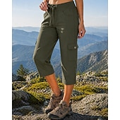cheap Bottoms-Women's Outdoor Pants Cargo Pants Hiking Pants Trousers Summer Spring Autumn / Fall Outdoor Regular Fit Waterproof Quick Dry Breathable Pants / Trousers Drawstring Drawstring Pocket Elastic Waist