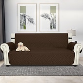 Недорогие Чехол для дивана-Водонепроницаемый чехол для дивана, нескользящий, эластичный жаккардовый, подходит для домашних животных, защищает от пятен, подходит для собак и кошек.