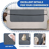 Недорогие Чехол для дивана-Водонепроницаемый нескользящий чехол для дивана для домашних животных, однотонный, защищает диван от мочи, моющийся чехол для мебели для собак и кошек.