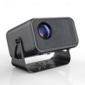 cheap Projectors-Android 11.0 Mini Projector with WiFi and Bluetooth, Support 4K Video Decoding, H713 Quad Core Processor, 5G Dual WiFi Portable Projector, HDR10+ Home Theater Movie Projector for Outdoor