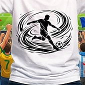 cheap Boy's 3D Sports &amp; Game-Boys' 3D Graphic Football T shirt Tee Short Sleeve 3D Print Summer Spring Sports Fashion Streetwear Kids 4-12 Years Crew Neck Casual Daily Outdoor Regular Fit