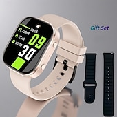 economico Smartwatch-Smartwatch per uomo e donna con 2 cinturini, fitness tracker con monitoraggio del sonno, quadrante personalizzabile, schermo touch da 1,88", tracker di attività impermeabile IP68 per telefoni Android