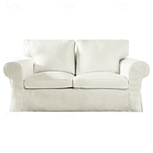 voordelige Sofadoek-Hoes voor 2-Zits Bank 100% Katoen Loveseat Hoezen Zacht en Ademend Stof voor Maximale Comfort