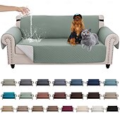 cheap Sofa Cover-100% Waterproof Couch Covers Sofa Covers for Dogs Couch Protector Triple Non-Slip Sofa Slipcover for 3 Cushion Couch Furniture Protector for Pets, Kids,Dog
