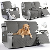 cheap Recliner Cover-Waterproof Recliner Couch Covers for Pets, Sofa Covers  Washable Reclining Sofa Cover Non-Slip Furniture Protector with Elastic Straps Pocket for Dogs