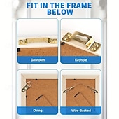 Недорогие Улучшение положения семей-20 шт. специальных крючков-защелок для подвешивания гипсокартона на стену, устойчивые к царапинам, прочные, для художественной живописи, зеркал, фотографий, плакатов, набор инструментов для