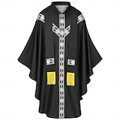 billiga Kappor och Kappor-Medeltida kostymer Renässans Kappa Präst Maskeradkläder Unisex Religiöst Halloween Karnival Renässansmässan LARP Vuxna Kappa