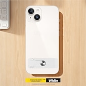 tanie Uchwyt na telefon-Zestaw 2 podstawek do telefonu komórkowego, ultracienki metalowy stojak na tył telefonu, składany, regulowany uchwyt pionowy/poziomy do iPhone'a 17 16 15, Samsunga, uniwersalny, minimalistyczny,