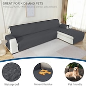 voordelige Bankhoes-Waterdichte antislipmat voor huisdieren op de bank, duurzame chaise longue hoes, bankbeschermer, vlekbestendige meubelhoes voor honden en katten, geschikt voor de woonkamer, alle seizoenen.