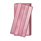 Недорогие Стикеры на стену-20pcs 3d Self-Adhesive Wall Imitation Tile Sticker, Removable Wall Sticker With Pink Decorative Pattern, Used For Kitchen Back Fender, Bedroom And Living Room Decoration Home Wall Renovation Decorativ