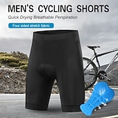 economico Pantaloncini, calzamaglie e pantaloni da uomo-Per uomo Tinta unica Pantaloncini intimi da ciclismo Biancheria intima da ciclismo Pantaloncini imbottiti da ciclismo Bicicletta Pantaloncini intimi Pantaloni Vestibilità aderente Gli sport
