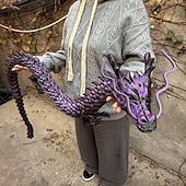 billige Statuer-150 cm/59 tommer 3D-printet drage, ekstra stor 3D-drage, dyredukke, skrivebordspynt til hjemmet, fidget-leke, perfekt til jul- og halloween-dekor, høytidsfeiringer, ideelle gaver til kontoret,