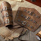 voordelige Outfits-Set Middeleeuws Renaissance Outfits Fancy kostuum Krijger Vikingen Kostuum Voor heren Viking Halloween Carnaval Prestatie LARP Ren Faire Volwassenen Zomer Lente