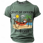  Hombre Gracioso Camiseta Manga Corta Camiseta Impresión 3D Cuello Barco Camisa Moda Design Sencillo Casual Diario Fiesta Gris Verano Primavera Ropa S M L XL XXL XXXL