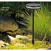 preiswerte Bodenlichter-1er-Pack Solar-Wegeleuchten für den Außenbereich, hellere, wasserdichte Solarleuchten für den Außenbereich, Wegeleuchte mit größerem Panel, automatische Ein-/Ausschaltfunktion für Einfahrt, Terrasse, Gartenweg und Rasen