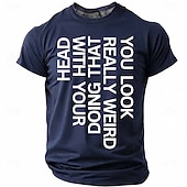  Bărbați Amuzant Tricou Manșon scurt Tricou Tipărire 3D Stil Nautic Cămașă Modă Designer Simplu Casual Zilnic Petrecere Roșu-aprins Vară Primăvară Îmbrăcăminte S M L XL XXL XXXL