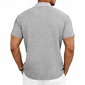 voordelige Klassieke polo voor heren-Voor heren Polo met rits Met Textuur Casual Feestdagen Revers Kwart ritssluiting Korte mouw Modieus Basic Effen Jacquard Kwart ritssluiting Zomer Lente Getailleerd Zwart Wit Bordeaux khaki Leger