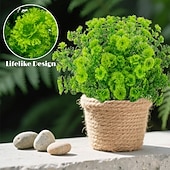 levne Umělé rostliny a zeleň-4 ks umělých rostlin, umělé bylinky pro domácí dekorace, stolní, svatební, kancelářské, nástěnné aranžmá, sada plastových dekorativních rostlin