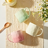 billiga Dricksglas-1 st högestetisk keramisk mugg, elegant vattenkopp för hushållet, parets frukostkaffekopp, kontorsmugg, perfekt för dagligt bruk