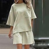 levne teplákové soupravy-Dámské Tepláková souprava Mikina s kapucí Atletické kraťasy Kapsy Jednobarevné Celotělové oblečení Léto Jaro Bílá Zelená Tělocvična Výcivk Běh Vysoký pas Větruvzdorné Lehká váha Odvod vlhkosti