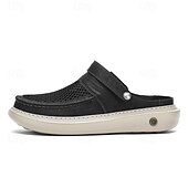 זול כפכפים לגברים-נעלי רשת לגברים, נעלי קיץ נושמות ונוחות ללבישה יומיומית, חופשה והליכה קלה