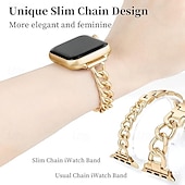 billige Apple Watch Bands-Modern Buckle Compatible with Apple Watch band 38mm 40mm 41mm 42mm 44mm 45mm 46mm 49mm Metal Clasp Adjustable Alloy Strap Replacement Wristband for iwatch Ultra 3 2 Series 11 10 9 8 7 SE 6 5 4 3 2 1