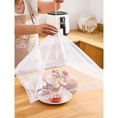 voordelige Keukengerei &amp; Gadgets-1 stuk opvouwbare voedselafdekking van gaas, herbruikbaar &amp;Wasbare, opklapbare voedseltenten voor picknicks, kamperen, barbecues en feestjes in de buitenlucht. &amp;ontbijtspullen, stofwerende