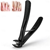 זול טיפול אישי ובריאות-קוצץ ציפורניים לגיל הזהב, קוצץ ציפורניים עם ידית ארוכה וזוויתית נגד החלקה לציפורניים עבות, קוצץ ציפורניים עם לסת רחבה ותופס לציפורניים עבות