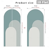 abordables Wall Stickers-Peelable Wallpaper, Blue-Gray Geometric Pattern, Bohemian Self-Adhesive Wallpaper, Removable, Suitable for Tenant Use, Suitable for Bedroom, Bathroom, Cabinet, Vinyl Wallpaper Roll