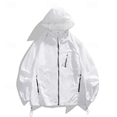 abordables Chaquetas impermeables-Mujer La chaqueta con capucha Chaqueta de piel de senderismo Chaqueta Cortavientos Verano Al aire libre Resistente al Viento Utra ligero (UL) Secado rápido Ligero Abrigos Chaqueta Pesca Escalada Playa