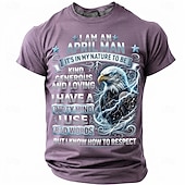  Bărbați Amuzant Tricou Manșon scurt Tricou Tipărire 3D Stil Nautic Cămașă Modă Designer Simplu Casual Zilnic Petrecere Albastru Intens Vară Primăvară Îmbrăcăminte S M L XL XXL XXXL