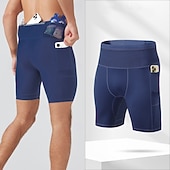 abordables Shorts de course-Homme Shorts de course Pantalons de course Short d'athlétisme Shorts de gym Cordon de serrage Avec Poches Shorts Quotidien Extérieur Sport Été Printemps Séchage Rapide Léger Évacuation de l'Humidité