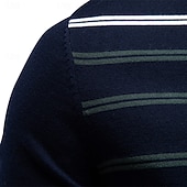 baratos camisetas básicas-Homens Camiseta Camisa de manga curta T-shirt Manga Curta Gola Redonda Verão Primavera Listrado Roupa de rua à moda Moderno Patchwork Casual Diário Ao ar livre Branco Top Tee para Homens