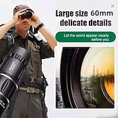 ieftine Telescop-Telescop monocular de mare putere 16x52 pentru meciuri de fotbal, monocular HD portabil pentru meciuri de fotbal &amp;turnee mondiale, lunetă portabilă potrivită pentru stadioane, pentru fanii sportului